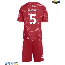 Otroški Nogometni dresi Liverpool Jeremy Jacquet #5 Domači 2026-27 Kratek Rokav (+ Kratke hlače)
